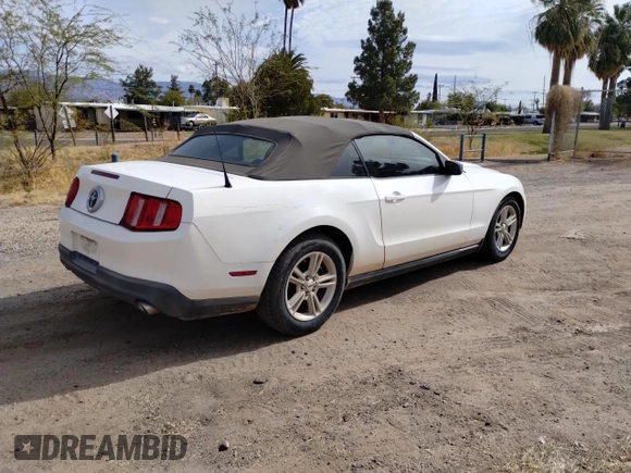 2012 Ford Mustang V6 with VIN 1ZVBP8EM3C5237309, listed as a Copart auction lot 51632165 with 167,829 mi miles and Clean Title. Bid and sale history available at carsss.com. Image 4.