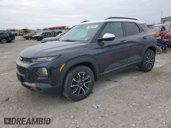 2021 Chevrolet TrailBlazer ACTIV with VIN KL79MSSL8MB047427, listed as a Copart auction lot 50507565 with 72,437 mi miles and Salvage Title. Bid and sale history available at DreamBid. Image 1.