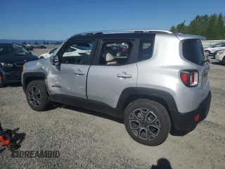2015 Jeep Renegade Limited with VIN ZACCJBDT0FPB96034, listed as a Copart auction lot 55488195 with 52,504 mi miles and Salvage Title. Bid and sale history available at DreamBid. Image 2.