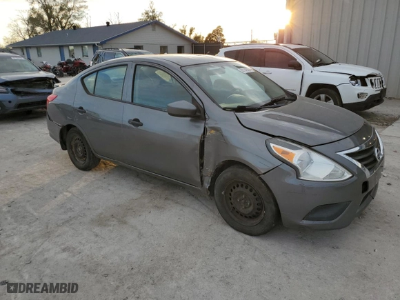 2016 Nissan Versa SV with VIN 3N1CN7AP3GL858596, listed as a Copart auction lot 81149394 with 189,025 mi miles and Clean Title. Bid and sale history available at carsss.com. Image 4.