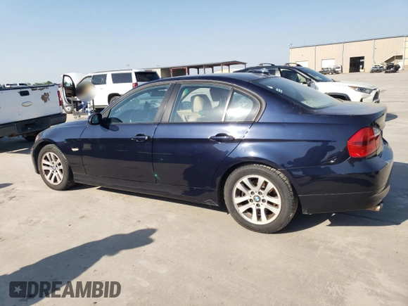 2007 BMW 3 Series 328i with VIN WBAVA33547KX81497, listed as a Copart auction lot 52228215 with 74,123 mi miles and Salvage Title. Bid and sale history available at carsss.com. Image 2.