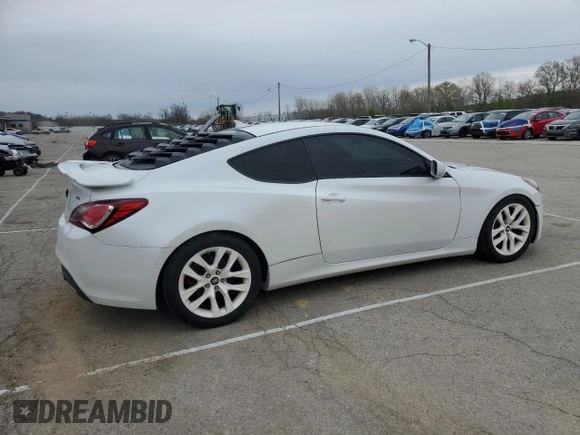 2013 Hyundai Genesis Coupe R-Spec with VIN KMHHT6KD9DU109502, listed as a Copart auction lot 52364895 with 98,387 mi miles and Salvage title. Bid and sale history available at DreamBid. Image 3.