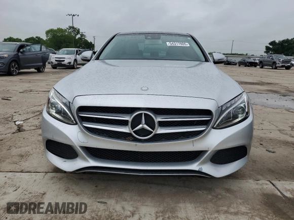 2017 Mercedes-Benz C 300 with VIN 55SWF4JB8HU188472, listed as a Copart auction lot 54317805 with 147,511 mi miles and Salvage Title. Bid and sale history available at carsss.com. Image 5.