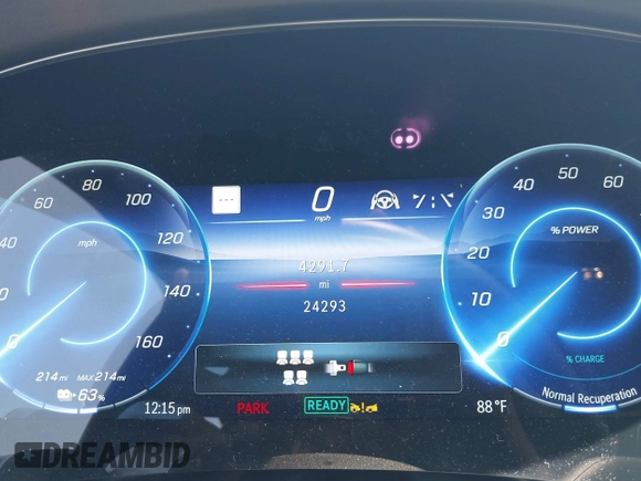 2023 Mercedes-Benz EQS 580 z VIN 4JGDM4EB5PA018484, wystawiony jako IAAI lot #42451530 z przebiegiem 24 293 mil mil oraz . Historia ofert i sprzedaży dostępna na DreamBid. Obrazek 16.