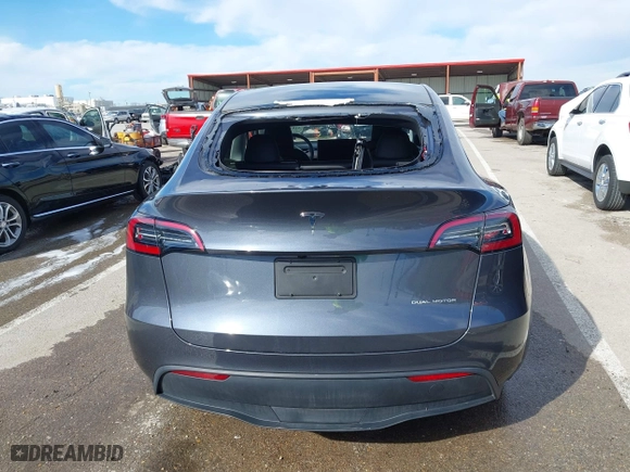 2023 Tesla Model Y Long Range with VIN 7SAYGDEE3PA204992, listed as a IAAI auction lot 41849104 with 22,490 mi miles. Bid and sale history available at carsss.com. Image 16.