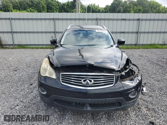 2010 Infiniti EX with VIN JN1AJ0HP1AM700027, listed as a Copart auction lot 61242935 with 204,033 mi miles and Salvage title. Bid and sale history available at DreamBid. Image 5.
