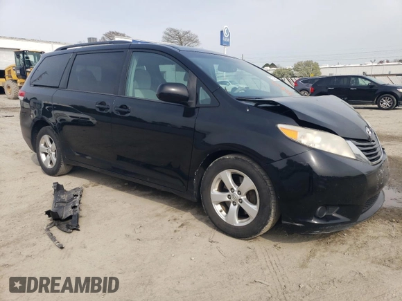 2013 Toyota Sienna LE AAS with VIN 5TDKK3DC8DS356112, listed as a Copart auction lot 51273935 with 254,313 mi miles and Salvage Title. Bid and sale history available at carsss.com. Image 4.
