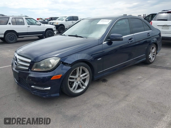 2012 Mercedes-Benz C 250 Sport with VIN WDDGF4HB3CR234925, listed as a IAAI auction lot 42631121 with 166,349 mi miles and . Bid and sale history available at DreamBid. Image 6.