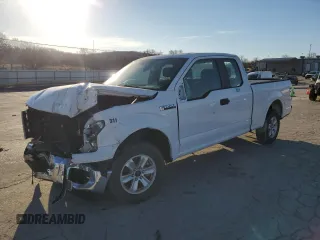 2017 Ford F-150 XL with VIN 1FTEX1CF4HKC30650, listed as a Copart auction lot 43618595 with 51,365 mi miles and Clean Title. Bid and sale history available at carsss.com. Image 1.
