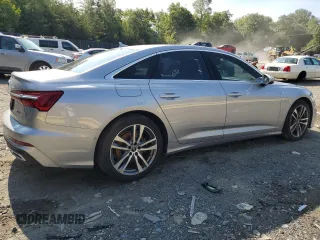 2022 Audi A6 Prestige with VIN WAUM2BF25NN054403, listed as a Copart auction lot 69355154 with 34,864 mi miles and Salvage Title. Bid and sale history available at carsss.com. Image 3.