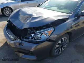 2017 Honda Accord Hybrid EX-L with VIN JHMCR6F55HC027812, listed as a IAAI auction lot 41550180 with 8,539 mi miles. Bid and sale history available at carsss.com. Image 6.