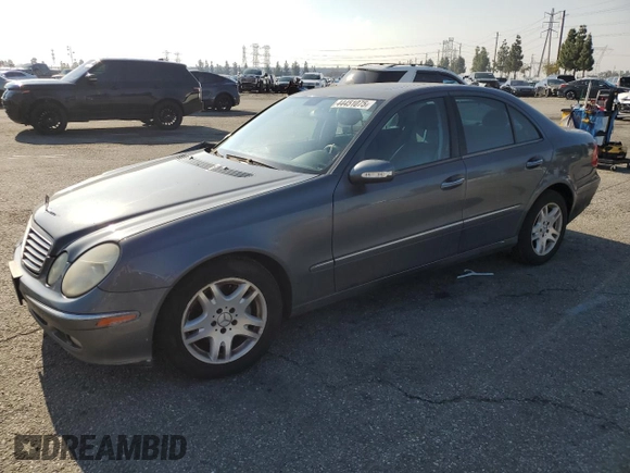 2006 Mercedes-Benz E 350 with VIN WDBUF56J66A816080, listed as a Copart auction lot 44451075 with 240,237 mi miles and Salvage Title. Bid and sale history available at DreamBid. Image 1.