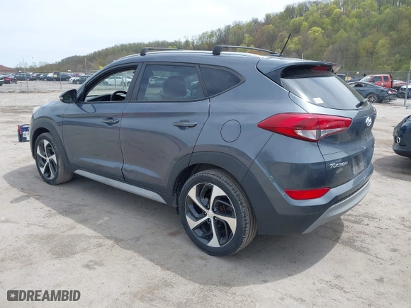 2017 Hyundai Tucson Sport with VIN KM8J3CA21HU407189, listed as a IAAI auction lot 42090562 with 113,618 mi miles. Bid and sale history available at carsss.com. Image 3.