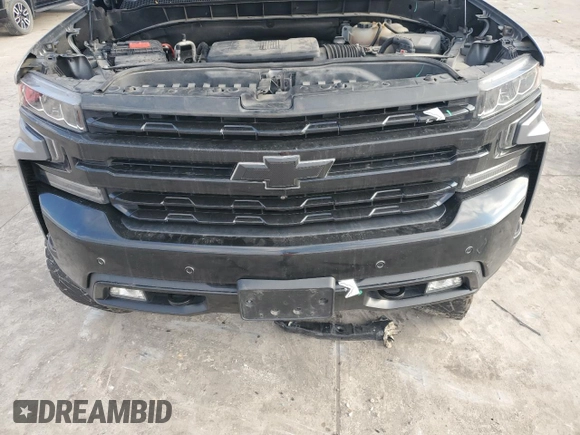 2021 Chevrolet Silverado 1500 LTZ with VIN 3GCUYGED0MG346971, listed as a Copart auction lot 44255635 with 51,534 mi miles and Salvage Title. Bid and sale history available at DreamBid. Image 11.