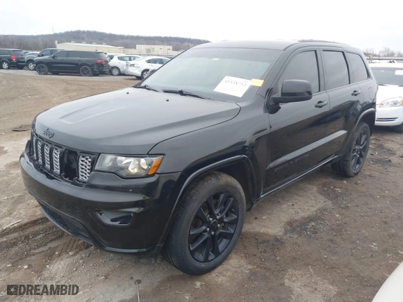 2018 Jeep Grand Cherokee Laredo E with VIN 1C4RJFAG3JC305365, listed as a IAAI auction lot 41538753 with 168,609 mi miles. Bid and sale history available at carsss.com. Image 2.