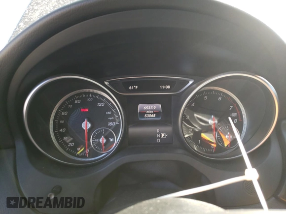 2018 Mercedes-Benz CLA with VIN WDDSJ4GB6JN600519, listed as a Copart auction lot 42431463 with 53,068 mi miles. Bid and sale history available at carsss.com. Image 9.