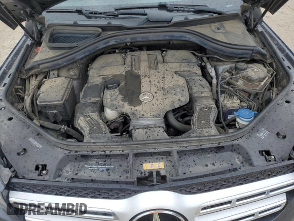 2017 Mercedes-Benz GLS 450 with VIN 4JGDF6EE1HA758356, listed as a Copart auction lot 55816615 with 104,840 mi miles and Salvage title. Bid and sale history available at DreamBid. Image 12.