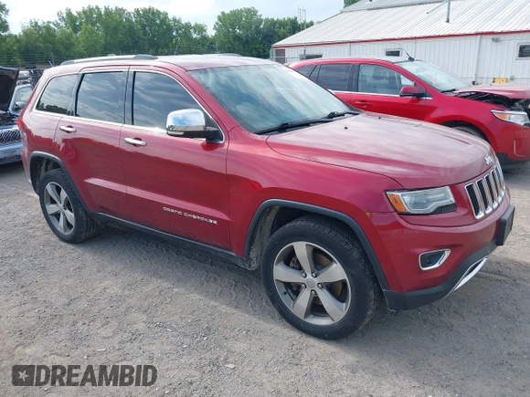 2014 Jeep Grand Cherokee Limited with VIN 1C4RJFBM5EC298946, listed as a IAAI auction lot 42816530 with 176,403 mi miles and . Bid and sale history available at DreamBid. Image 1.