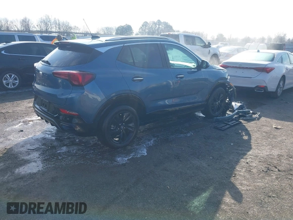 2025 Buick Encore GX Sport Touring with VIN KL4AMDSL0SB002033, listed as a IAAI auction lot 41548656 with 6,559 mi miles and . Bid and sale history available at DreamBid. Image 4.