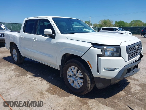 2024 Nissan Frontier SV with VIN 1N6ED1EJ0RN634679, listed as a IAAI auction lot 42075250 with 2,296 mi miles and . Bid and sale history available at DreamBid. Image 1.