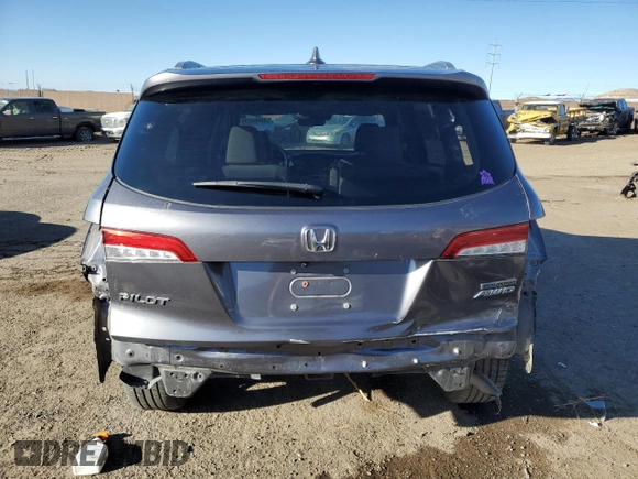 2019 Honda Pilot Touring 7-Passenger with VIN 5FNYF6H61KB060421, listed as a Copart auction lot 49460295 with 41,362 mi miles and Salvage Title. Bid and sale history available at DreamBid. Image 6.