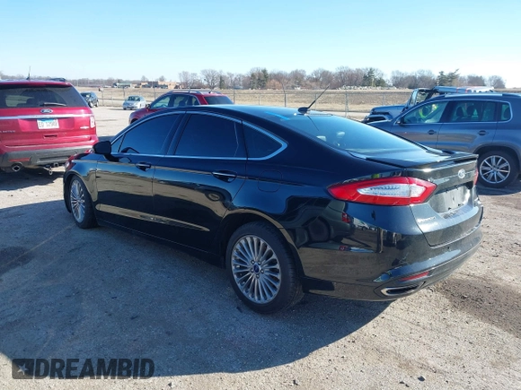 2016 Ford Fusion Titanium with VIN 3FA6P0K95GR135766, listed as a IAAI auction lot 41735040 with 99,256 mi miles. Bid and sale history available at carsss.com. Image 3.