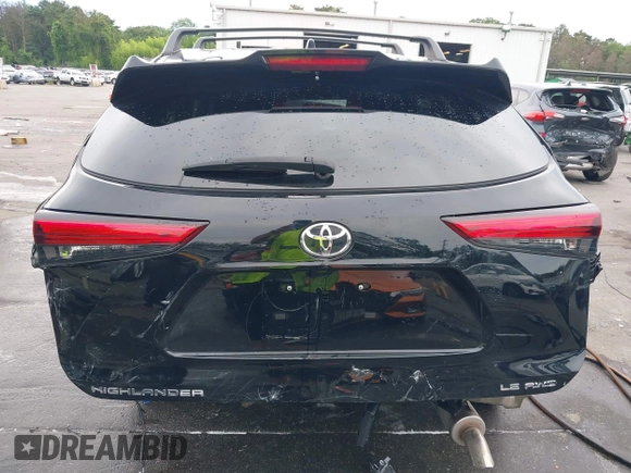 2023 Toyota Highlander L with VIN 5TDKDRBH6PS043799, listed as a IAAI auction lot 42617278 with 14,744 mi miles and . Bid and sale history available at DreamBid. Image 16.