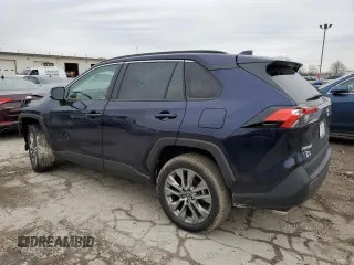 2025 Toyota RAV4 XLE Premium with VIN 2T3A1RFV6SW501627, listed as a Copart auction lot 86159954 with 220 mi miles and Salvage title. Bid and sale history available at DreamBid. Image 2.