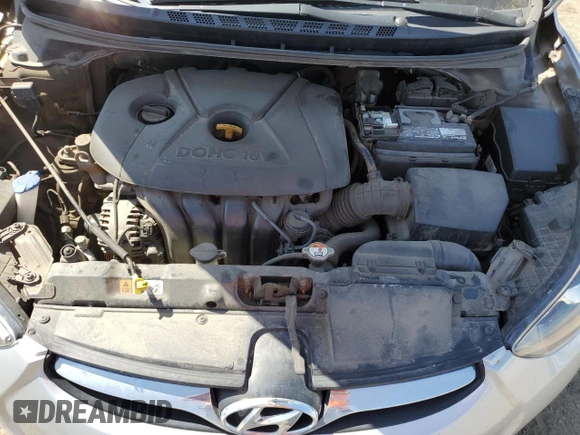 2013 Hyundai Elantra GLS with VIN 5NPDH4AE4DH262205, listed as a Copart auction lot 58466865 with 94,201 mi miles and Salvage title. Bid and sale history available at DreamBid. Image 11.