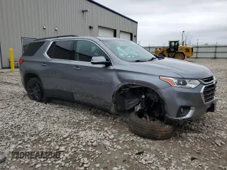 2021 Chevrolet Traverse LT Cloth with VIN 1GNEVGKW6MJ103139, listed as a Copart auction lot 69636174 with 45,818 mi miles and Salvage Title. Bid and sale history available at carsss.com. Image 4.