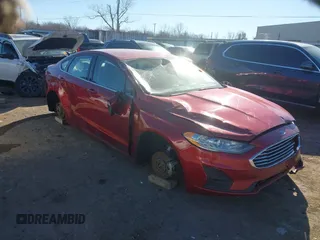 2019 Ford Fusion Hybrid SE with VIN 3FA6P0LU5KR189838, listed as a IAAI auction lot 41407401 with 134,834 mi miles. Bid and sale history available at carsss.com. Image 1.