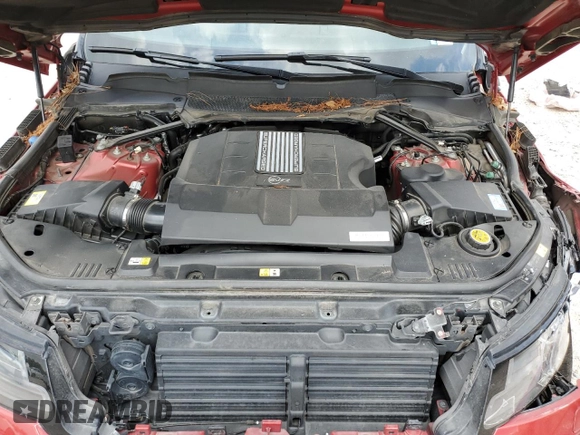 2022 Land Rover Range Rover Sport SVR with VIN SALWZ2RE6NA219923, listed as a Copart auction lot 72841544 with 48,211 mi miles and Salvage Title. Bid and sale history available at DreamBid. Image 12.