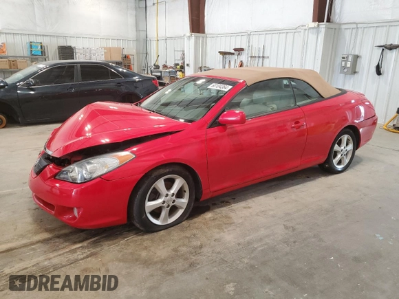 2005 Toyota Solara SE with VIN 4T1FA38P05U046031, listed as a Copart auction lot 60104364 with Not Provided miles and Non Repairable. Bid and sale history available at carsss.com. Image 1.