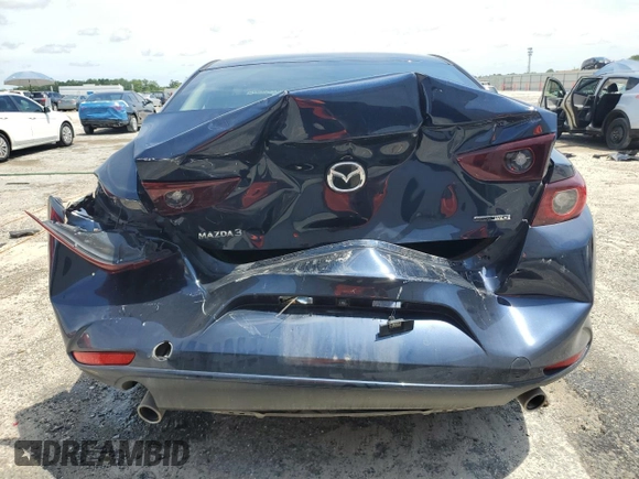 2024 Mazda 3 S Select Sport with VIN 3MZBPABM8RM434474, listed as a Copart auction lot 61492515 with 16,845 mi miles and Salvage title. Bid and sale history available at DreamBid. Image 6.