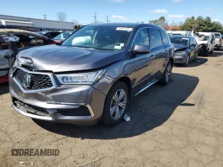 2020 Acura MDX with VIN 5J8YD4H34LL041619, listed as a Copart auction lot 50022165 with 77,188 mi miles and Salvage Title. Bid and sale history available at carsss.com. Image 1.