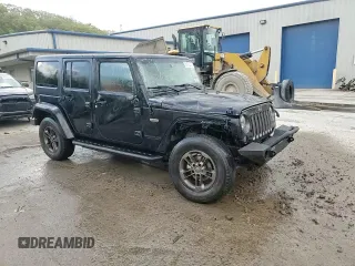 2016 Jeep Wrangler Unlimited 75th Anniversary with VIN 1C4HJWEG3GL198641, listed as a Copart auction lot 55892035 with 128,702 mi miles and Salvage title. Bid and sale history available at DreamBid. Image 15.