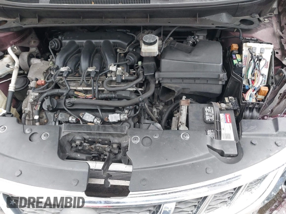 2013 Nissan Murano SV with VIN JN8AZ1MW5DW313664, listed as a IAAI auction lot 41570191 with 125,497 mi miles and . Bid and sale history available at carsss.com. Image 10.