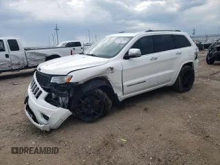 2015 Jeep Grand Cherokee Overland with VIN 1C4RJFCG6FC136074, listed as a Copart auction lot 47198485 with 142,254 mi miles and Non repairable. Bid and sale history available at DreamBid. Image 1.