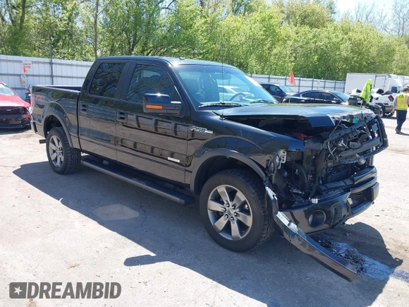 2014 Ford F-150 XL with VIN 1FTFW1ET3EFC67381, listed as a IAAI auction lot 42225858 with 85,853 mi miles and . Bid and sale history available at DreamBid. Image 1.