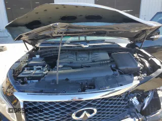 2016 Infiniti QX80 with VIN JN8AZ2NF5G9613597, listed as a Copart auction lot 49497245 with 104,832 mi miles and Salvage Title. Bid and sale history available at carsss.com. Image 12.