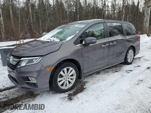 2018 Honda Odyssey EX-L z VIN 5FNRL6H66JB502556, wystawiony jako Copart lot #81995684 z przebiegiem 199 440 mil mil oraz Nie do naprawy • Non repairable. Historia ofert i sprzedaży dostępna na DreamBid. Obrazek 1.