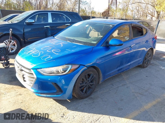 2018 Hyundai Elantra SEL with VIN 5NPD84LF8JH312900, listed as a IAAI auction lot 40930963 with 237,856 mi miles and . Bid and sale history available at DreamBid. Image 2.