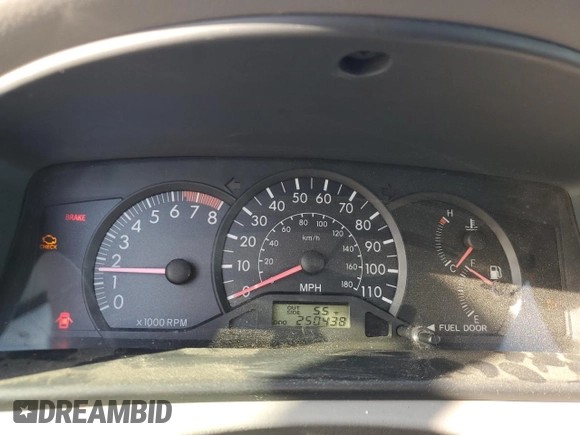 2007 Toyota Corolla CE with VIN 1NXBR32EX7Z916711, listed as a Copart auction lot 52150535 with 250,438 mi miles and Salvage Title. Bid and sale history available at DreamBid. Image 9.