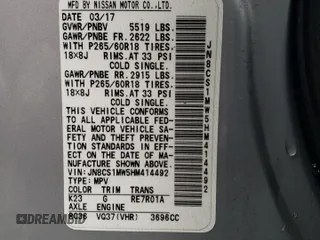 2017 Infiniti QX70 z VIN JN8CS1MW5HM414492, wystawiony jako Copart lot #52415495 z przebiegiem 123 095 mil mil oraz Szkoda całkowita • Salvage title. Historia ofert i sprzedaży dostępna na DreamBid. Obrazek 13.
