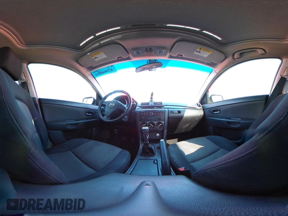 2008 Mazda 3 i Touring with VIN JM1BK12G081873689, listed as a IAAI auction lot 42066023 with 209,280 mi miles and . Bid and sale history available at carsss.com. Image 18.