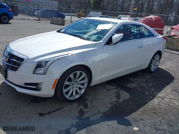 2018 Cadillac ATS Coupe Luxury AWD with VIN 1G6AF1RX2J0120461, listed as a IAAI auction lot 41850476 with NaN miles. Bid and sale history available at carsss.com. Image 14.