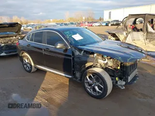 2022 BMW X4 xDrive30i with VIN 5UX33DT09N9J72309, listed as a IAAI auction lot 40868797 with 70,190 mi miles. Bid and sale history available at carsss.com. Image 1.