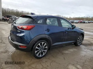 2019 Mazda CX-3 Touring with VIN JM1DKFC72K0446306, listed as a Copart auction lot 51843955 with 76,013 mi miles and Salvage Title. Bid and sale history available at carsss.com. Image 3.