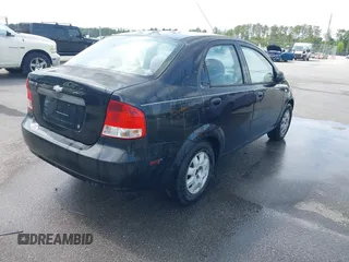 2005 Chevrolet Aveo LS with VIN KL1TD52685B481277, listed as a IAAI auction lot 42165358 with 247,940 mi miles and . Bid and sale history available at DreamBid. Image 4.