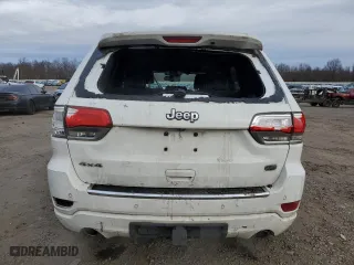 2014 Jeep Grand Cherokee Overland with VIN 1C4RJFCT4EC214380, listed as a Copart auction lot 44081495 with 201,861 mi miles and Salvage Title. Bid and sale history available at carsss.com. Image 6.
